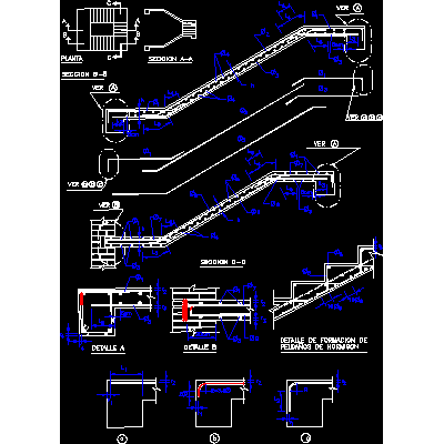 Escalera de hormigon armado