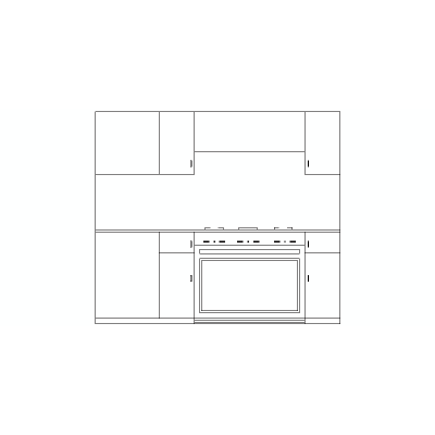 Equipamiento De Cocina En Alzado