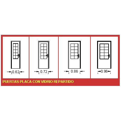Puertas Vidriadas Modernas