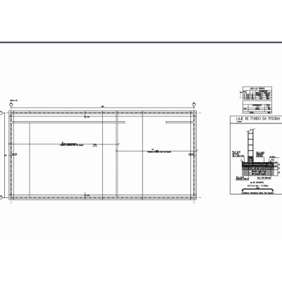 Piscina Estructural Detalles 2D