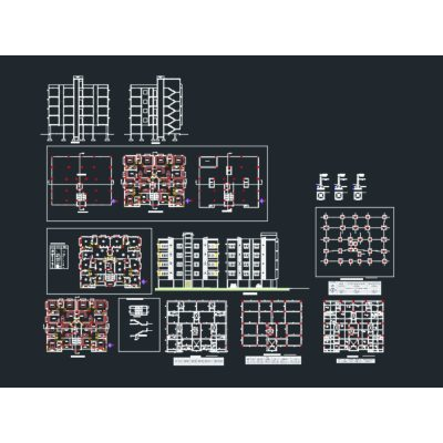 Condominio, edificio de viviendas en la india