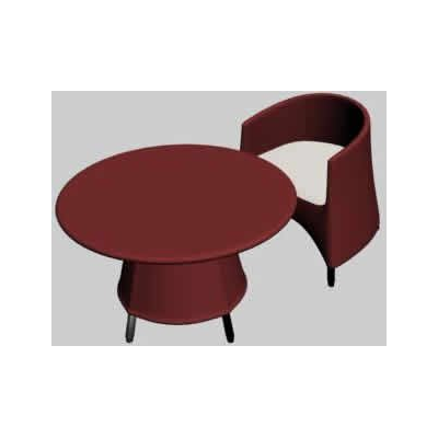3d terrace dining room
