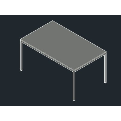 3d metal table