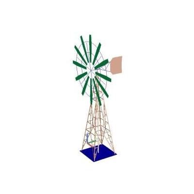 Moulin à vent 3D