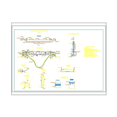 Plano de un cruce aéreo