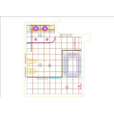 Bano residencial listo para renderizar