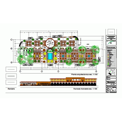Parque bicentenario san felipe dxf
