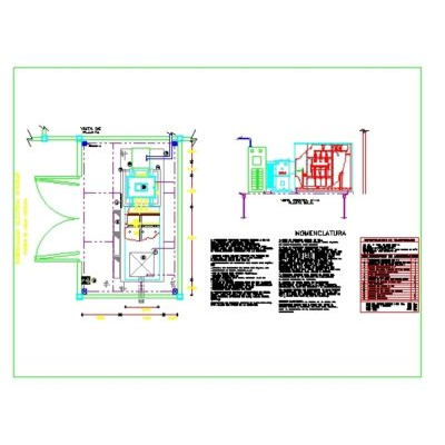 Electrical substation detail.
