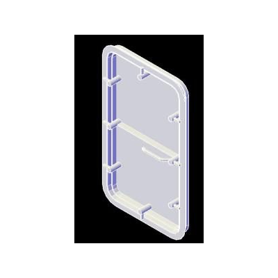 Puerta de hierro en 3D