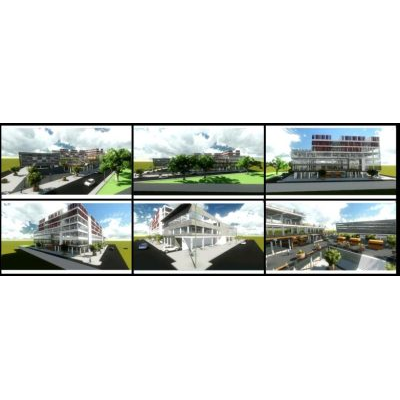 Edificio hibrido - edificio multiuso