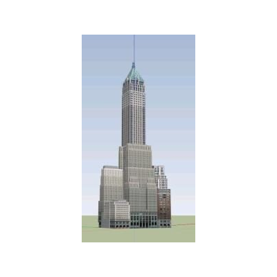 Edificio 40 wall street 3d