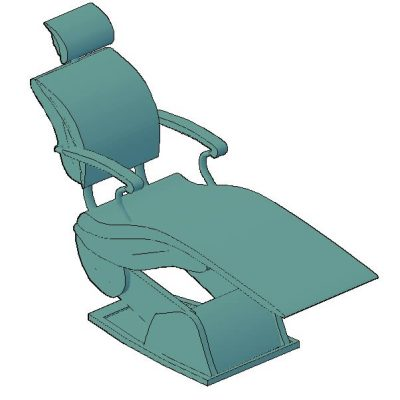 Sillon para dentista 3d