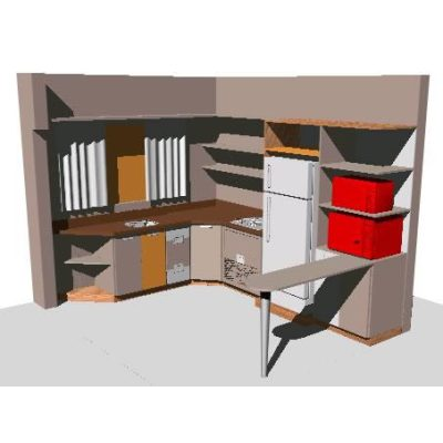 Cocina Moderna en L