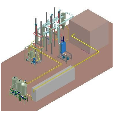 Hub 3d della pianta di mango