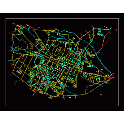 Traza urbana de coatepec; veracruz.