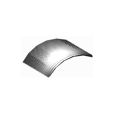 Diseno 3D de Cubierta Metalica