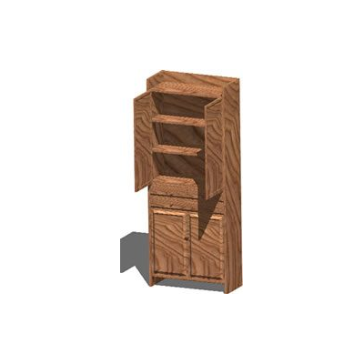 Despensero de Madera 3D