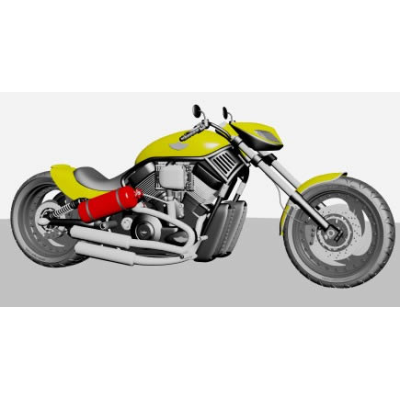 Motocicleta harley 3d max