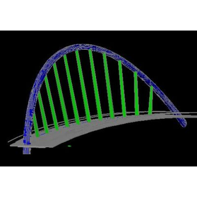 Puente calatrava 3d