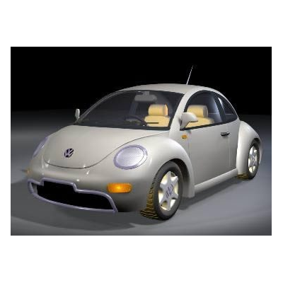 3d vw beetle - automovil