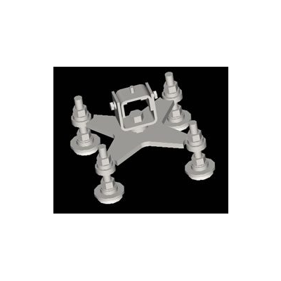 Sujecion Estrella para Fachadas 3D