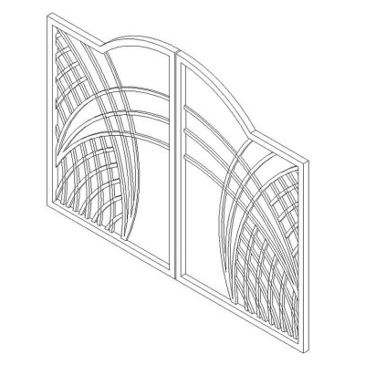 Puerta de 2 hojas