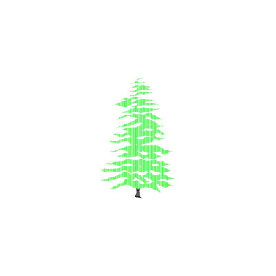 Arbol Visto En Alzado,Mod. 2