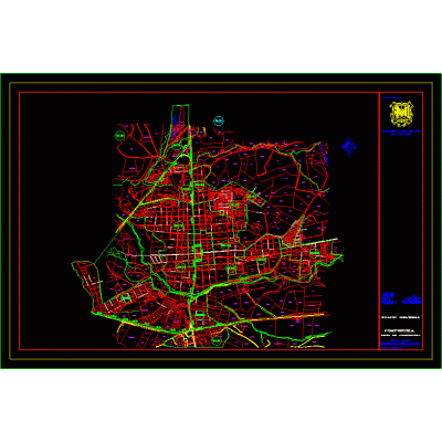Mapa Urbano de Compostela
