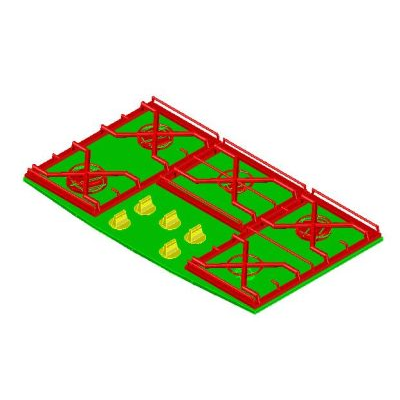 Oven 3d format 2000 - anafe