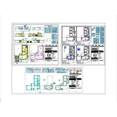 Plano vivienda unifamiliar 180m2