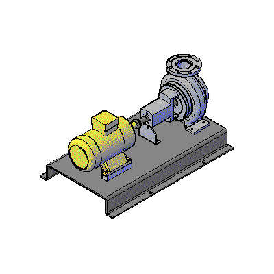pompe à eau 3d