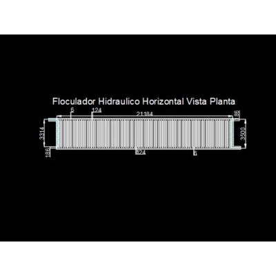 Floculador horizontal