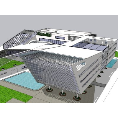 Maqueta 3d museo del medio ambiente