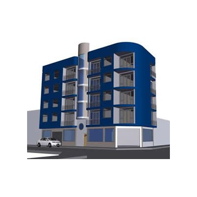 3d office building