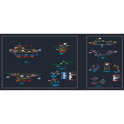 Sedimentador - autocad