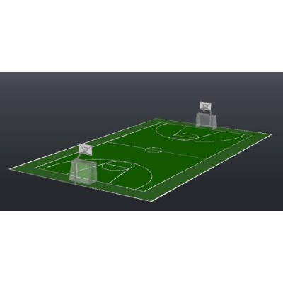 Cancha de futbol - basquet