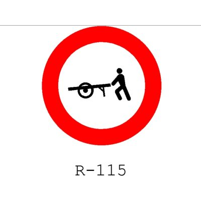 Prohibido el Paso Carretillas