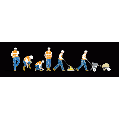 Operario de la construccion 2d