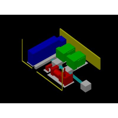 Subestacion 3d pedestal