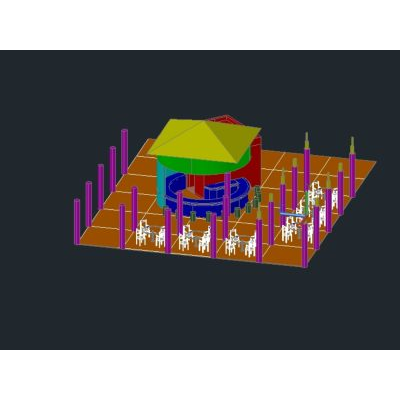 Cafetería 3d