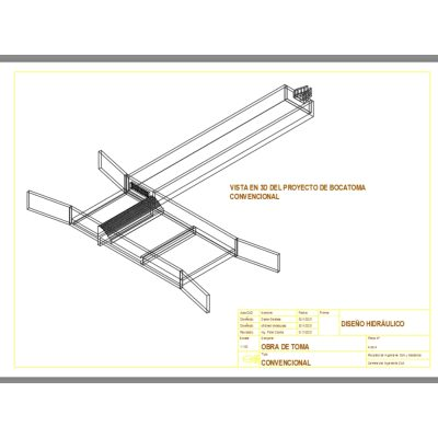 Proyecto de bocatoma convencional