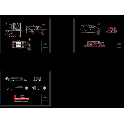 Proyecto para un teatro en una pequena ciudad de italia 3dm