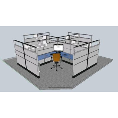 Estacion de Trabajo Cuadrada