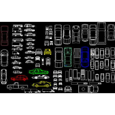 Blocchi auto 2d