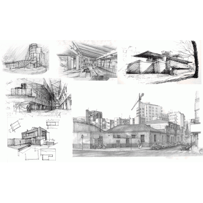 Perspective sketches in architecture bmp