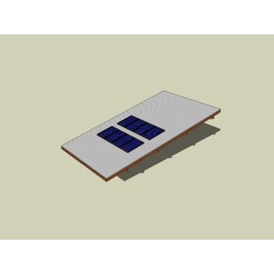 3d panel solar autonomo