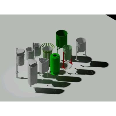Papeleras 3d