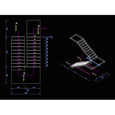 Escaleras 3d
