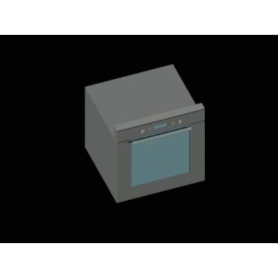 Horno empotrable 3d