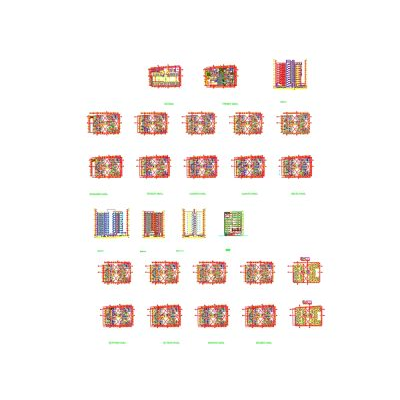 Plano Completo de Edificio Multifamiliar
